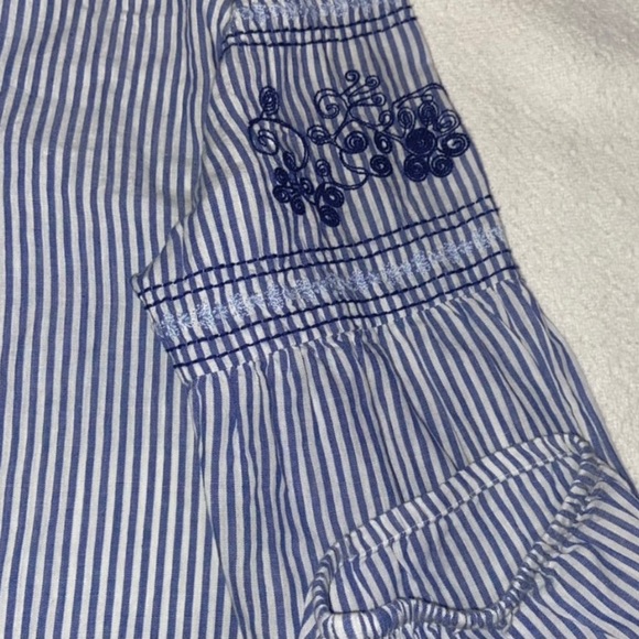 Detailed Blue Blouse - Picture 2 of 3